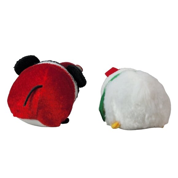 Disney Mini Plush 3.5" Christmas Mickey Mouse Donald Duck Stackable Tsum Tsum - Picture 4 of 8